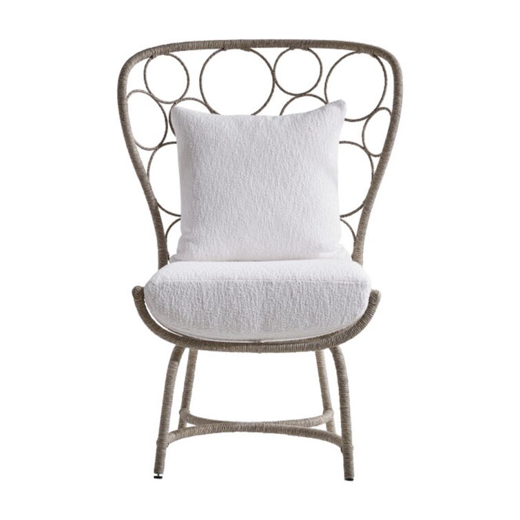 Avea Outdoor Chair White/Cream 6002-000 by Bernhardt